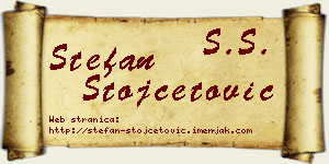 Stefan Stojčetović vizit kartica